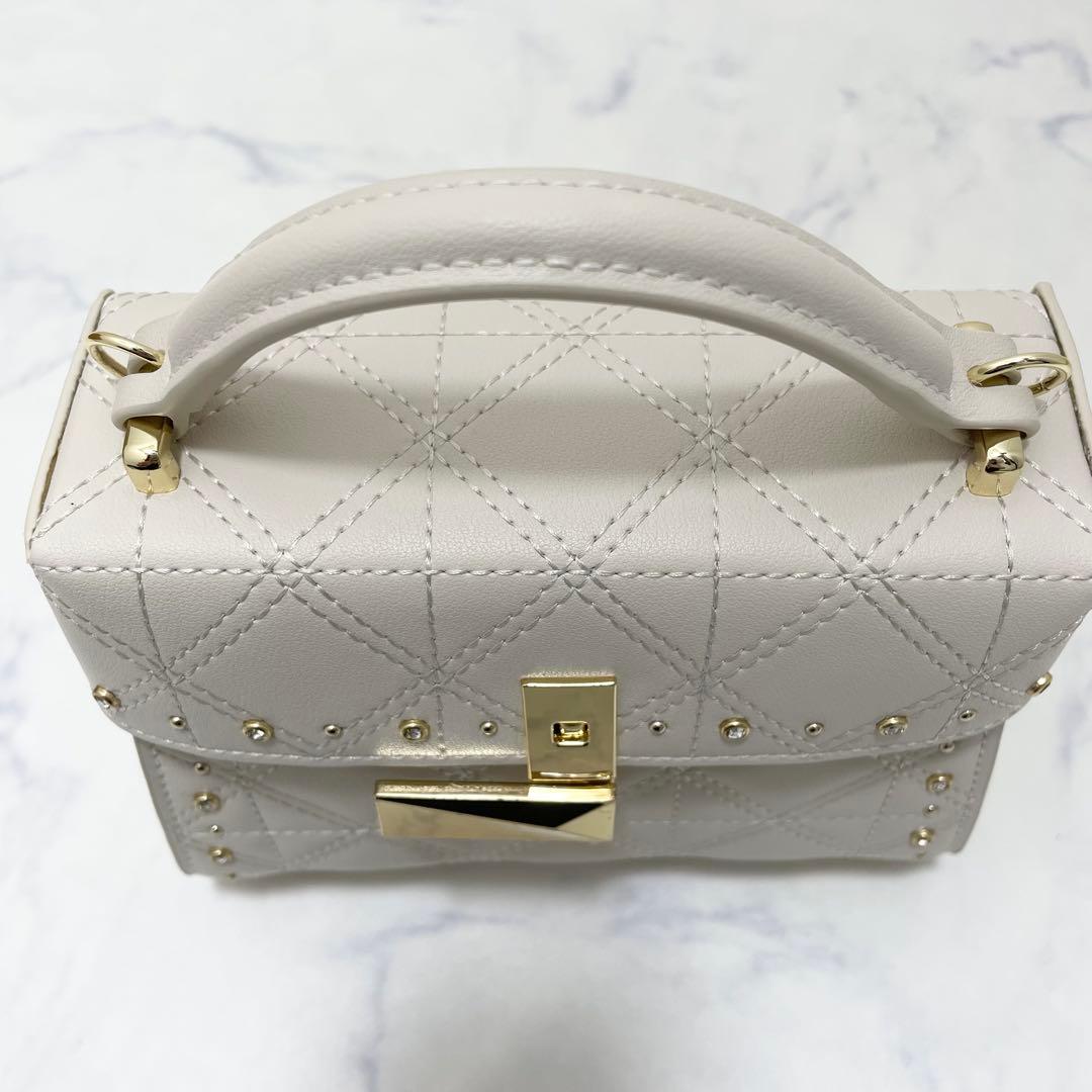 CELFORD リュタン キルティングビジュースタッズポシェット ショルダー