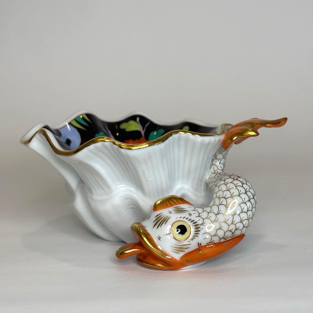 HEREND ヘレンド　マカオ（MAC） アッシュトレイ ドルフィンシノワズリ