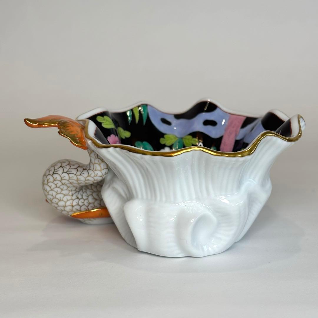 HEREND ヘレンド　マカオ（MAC） アッシュトレイ ドルフィンシノワズリ