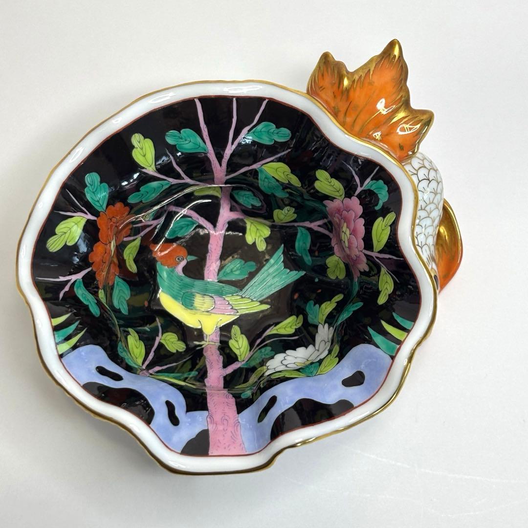 HEREND ヘレンド　マカオ（MAC） アッシュトレイ ドルフィンシノワズリ