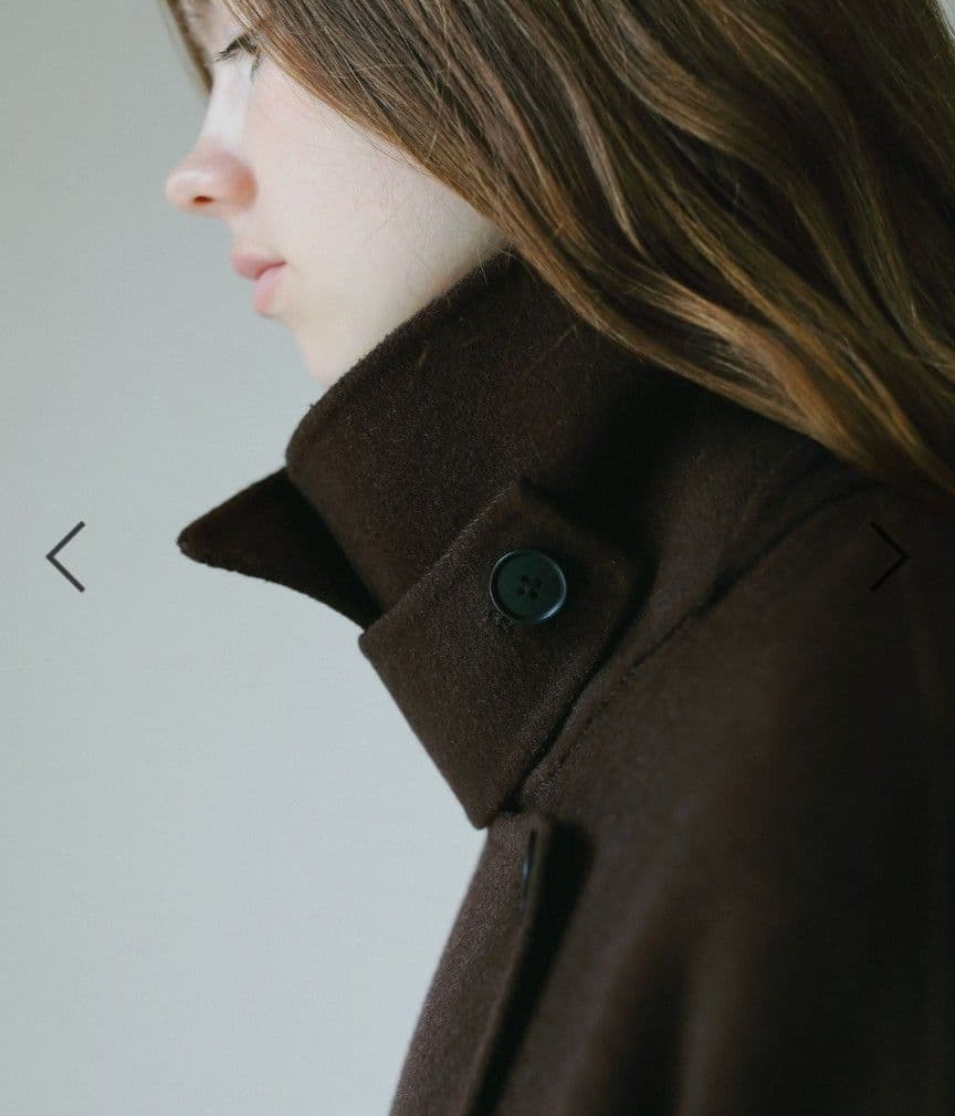 2025年美品　apart by カシープ3WAYスタンドロングコート　ブラウン