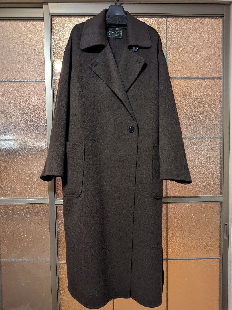 2025年美品　apart by カシープ3WAYスタンドロングコート　ブラウン