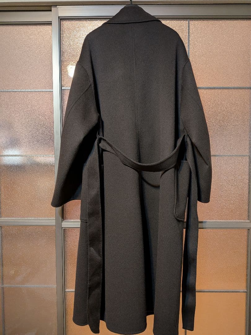 2025年美品　apart by カシープ3WAYスタンドロングコート　ブラウン