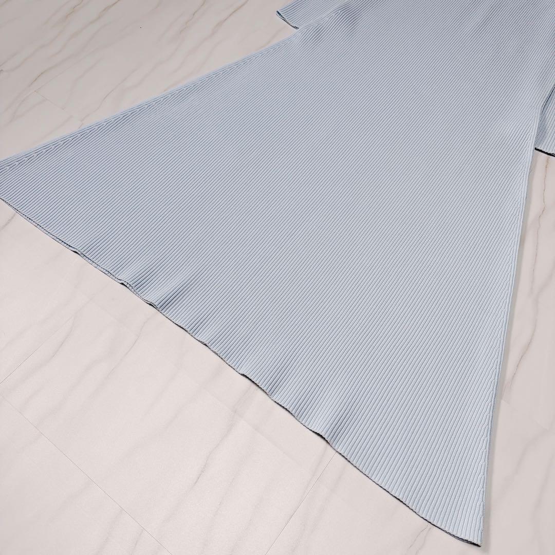 CFCL PORTRAIT LONG SLEEVE DRESS アイスブルー 1