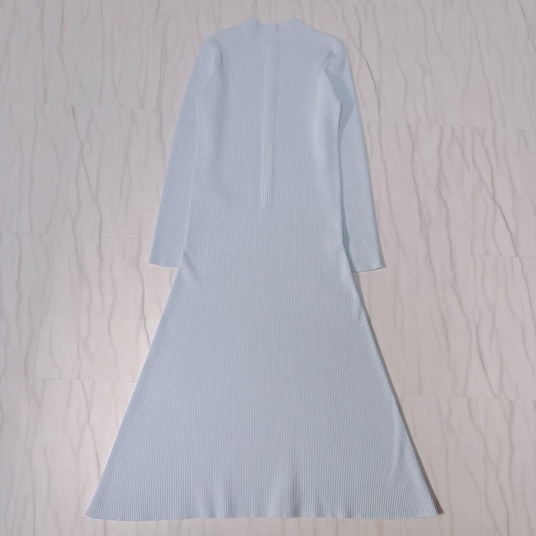 CFCL PORTRAIT LONG SLEEVE DRESS アイスブルー 1