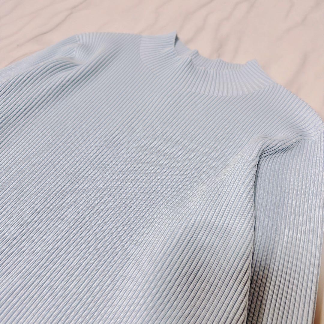 CFCL PORTRAIT LONG SLEEVE DRESS アイスブルー 1