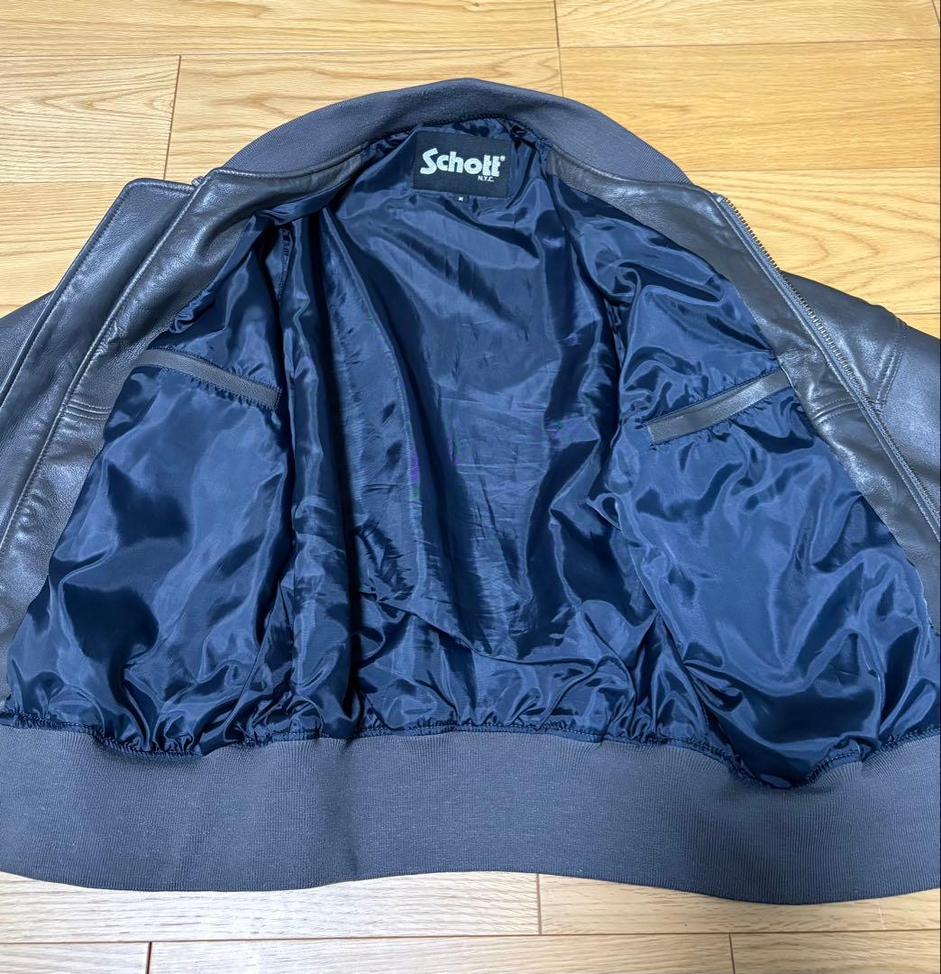 【ポッカ】Schott×JOURNAL STANDARD MA-1