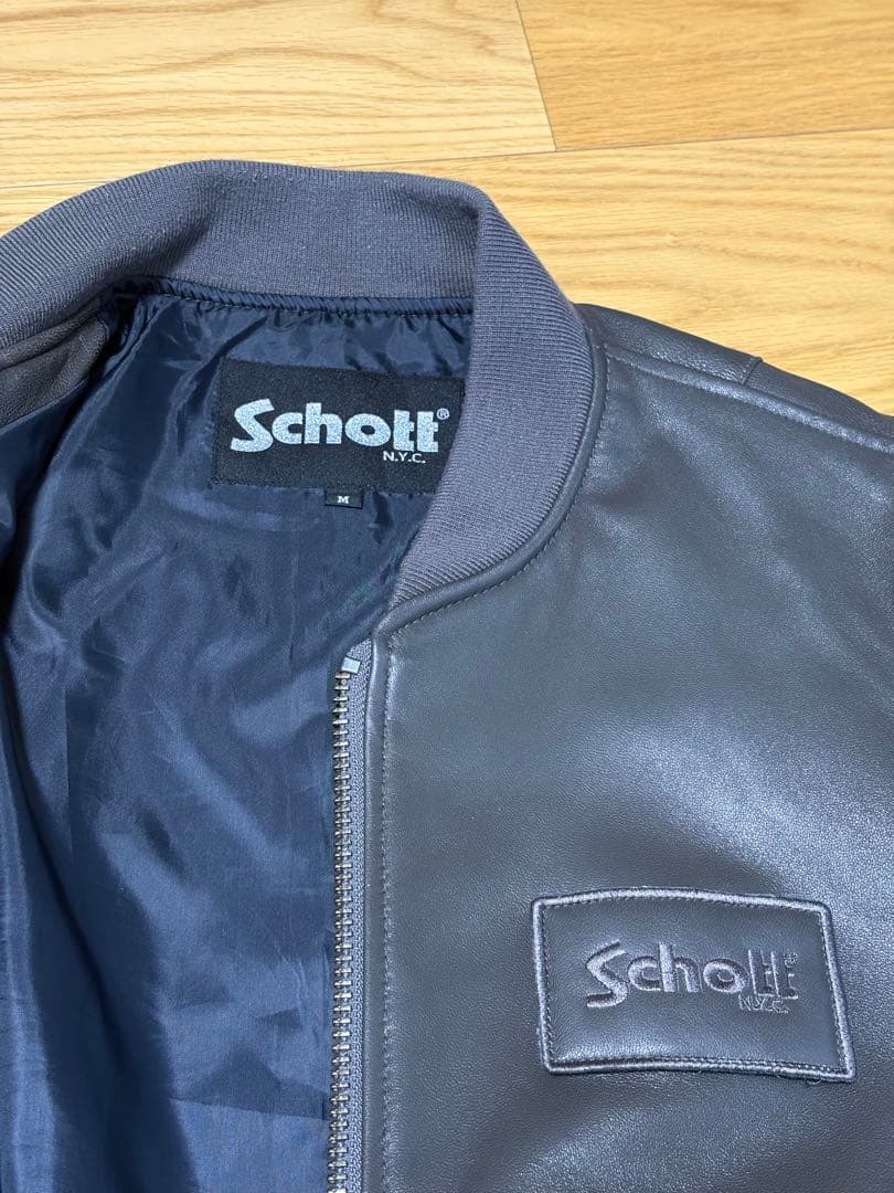 【ポッカ】Schott×JOURNAL STANDARD MA-1