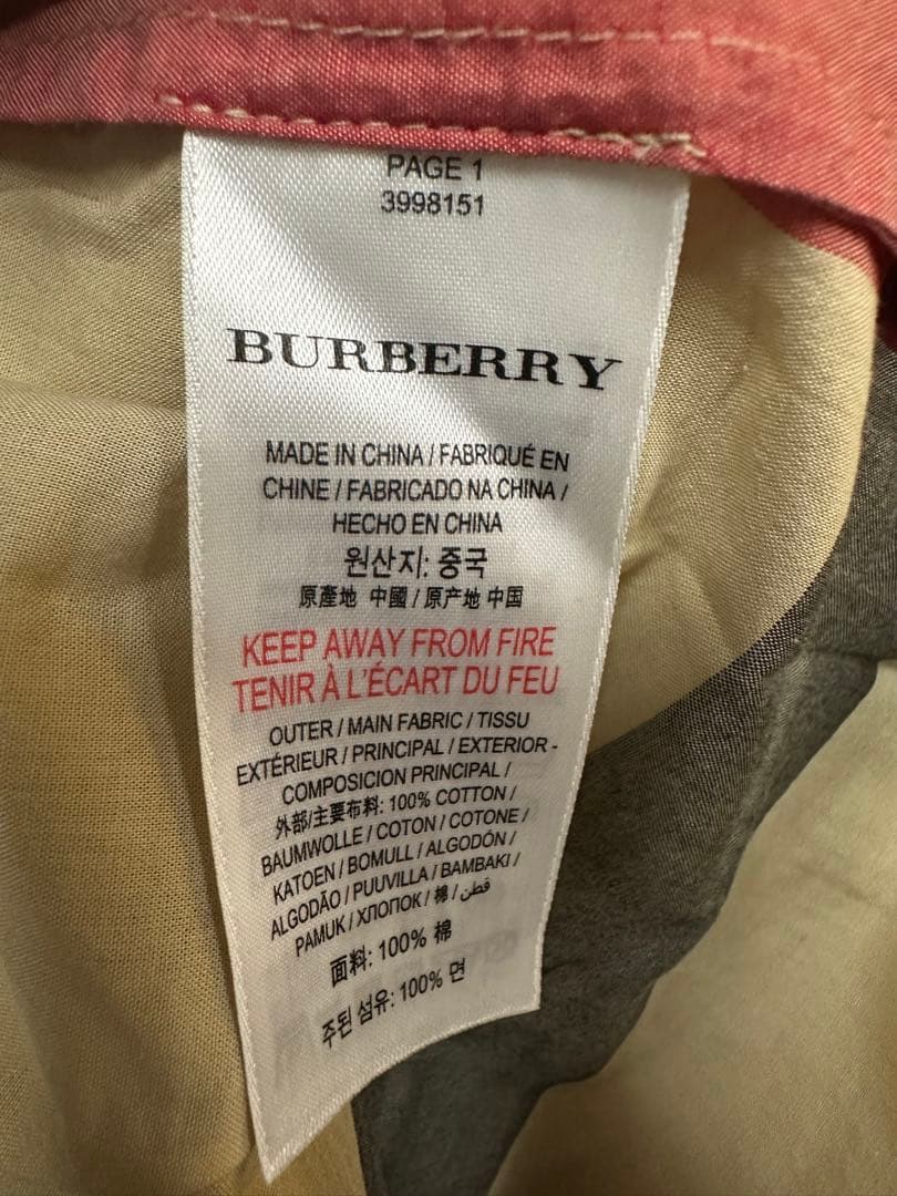 ゆ*ン様 Burberry Children チェック柄長袖ワンピース 160c