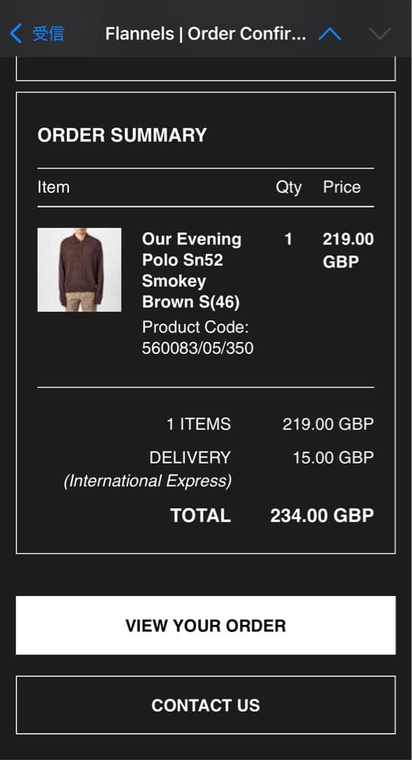 や*う様 OUR LEGACY 24AW EVENING POLO ブラウン