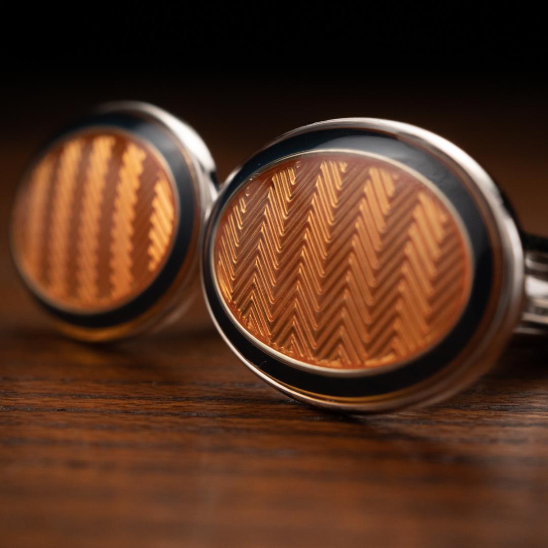 【英国王室愛用】 Dunhill ダンヒル silver925 カフスボタン