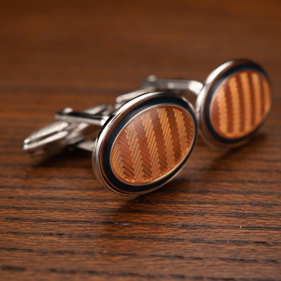 【英国王室愛用】 Dunhill ダンヒル silver925 カフスボタン