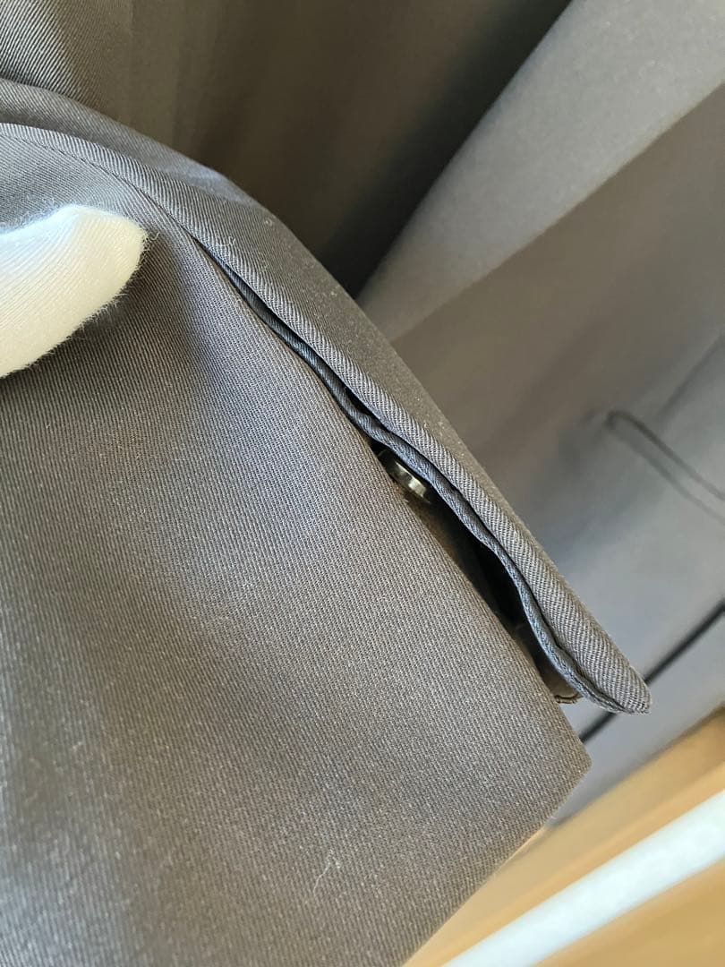 値下げ【新品】ボッテガヴェネタ　ボタンレスダブルブレストジャケット_焦茶M〜LL