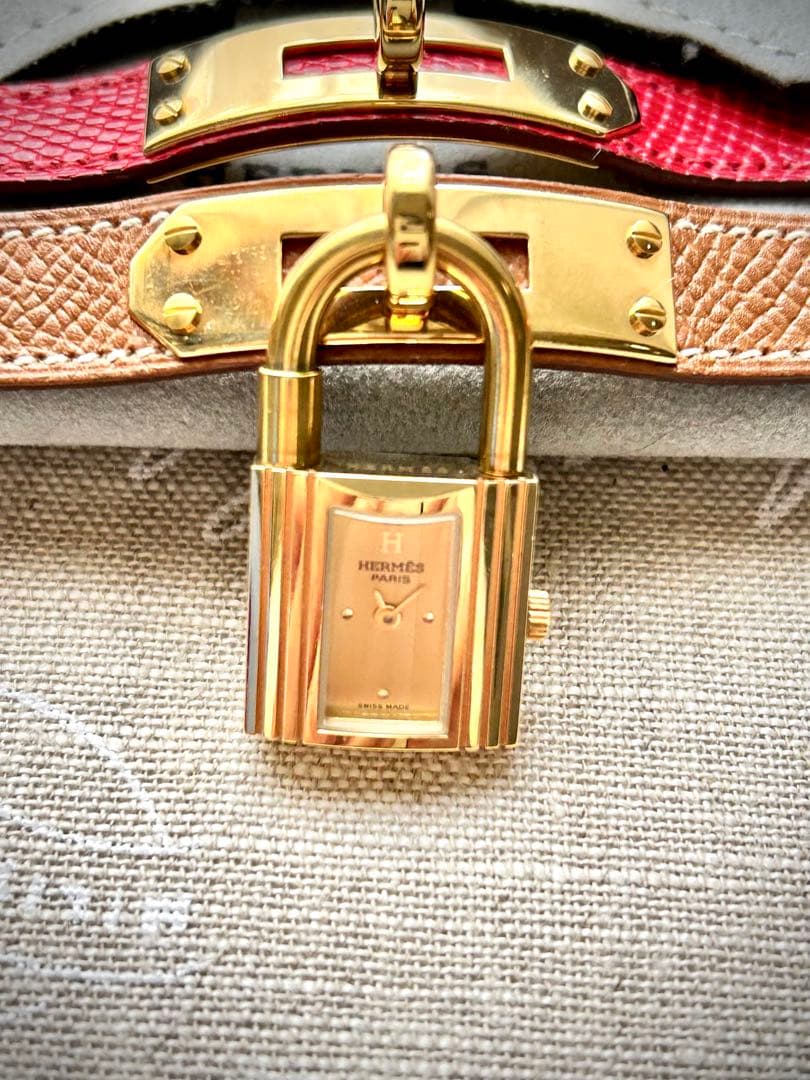 美品エルメスケリー時計交換ベルト付き