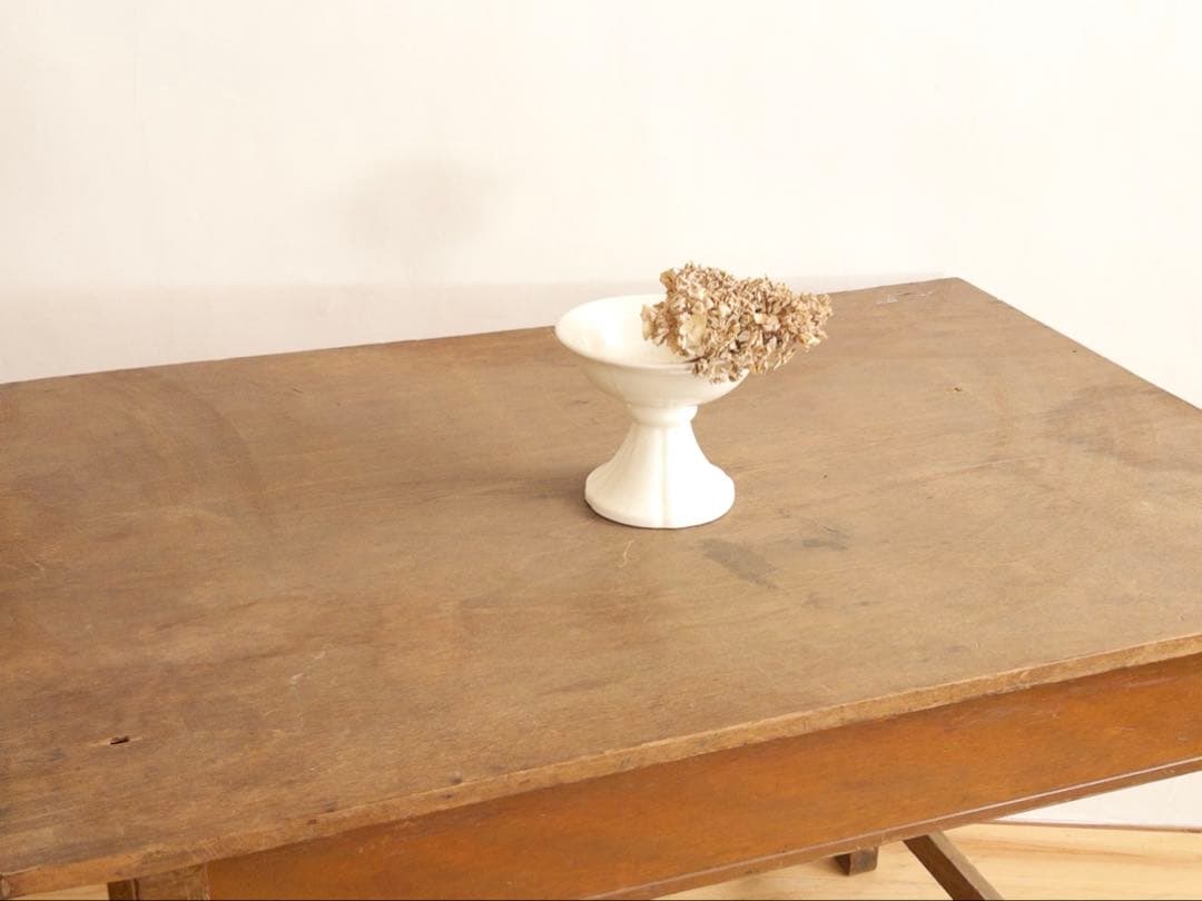 木製　作業台　横幅 約106㎝　ワークテーブル　古道具　古家具　ビンテージ