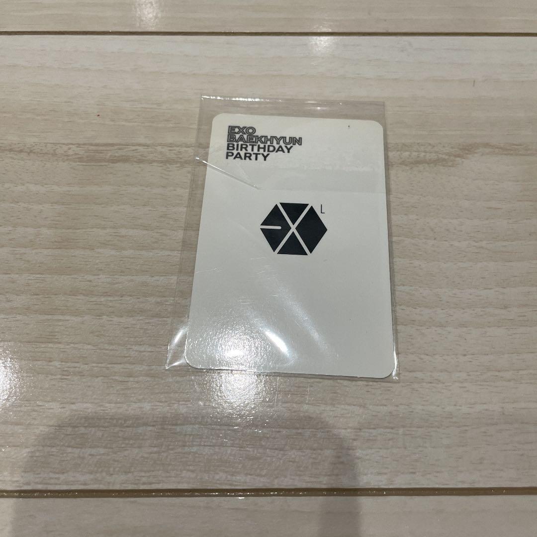 ベッキョンセンイルパーティー入場トレカ