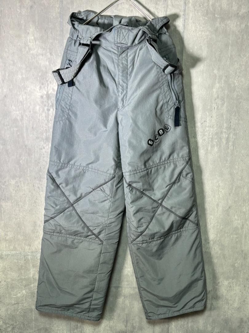 希少 elbe スキーウェア 3P セットアップ ベスト リバーシブル 中綿