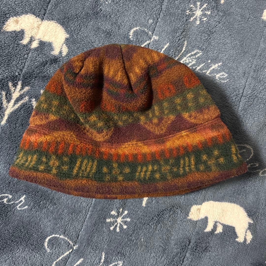 90s パタゴニア シンチラフリースニット帽