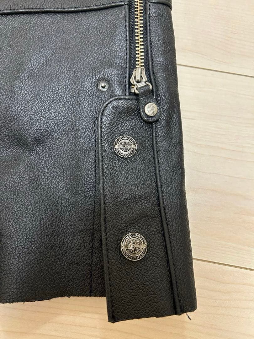極美品　HARLEY-DAVIDSON レザー チャップス ブラック