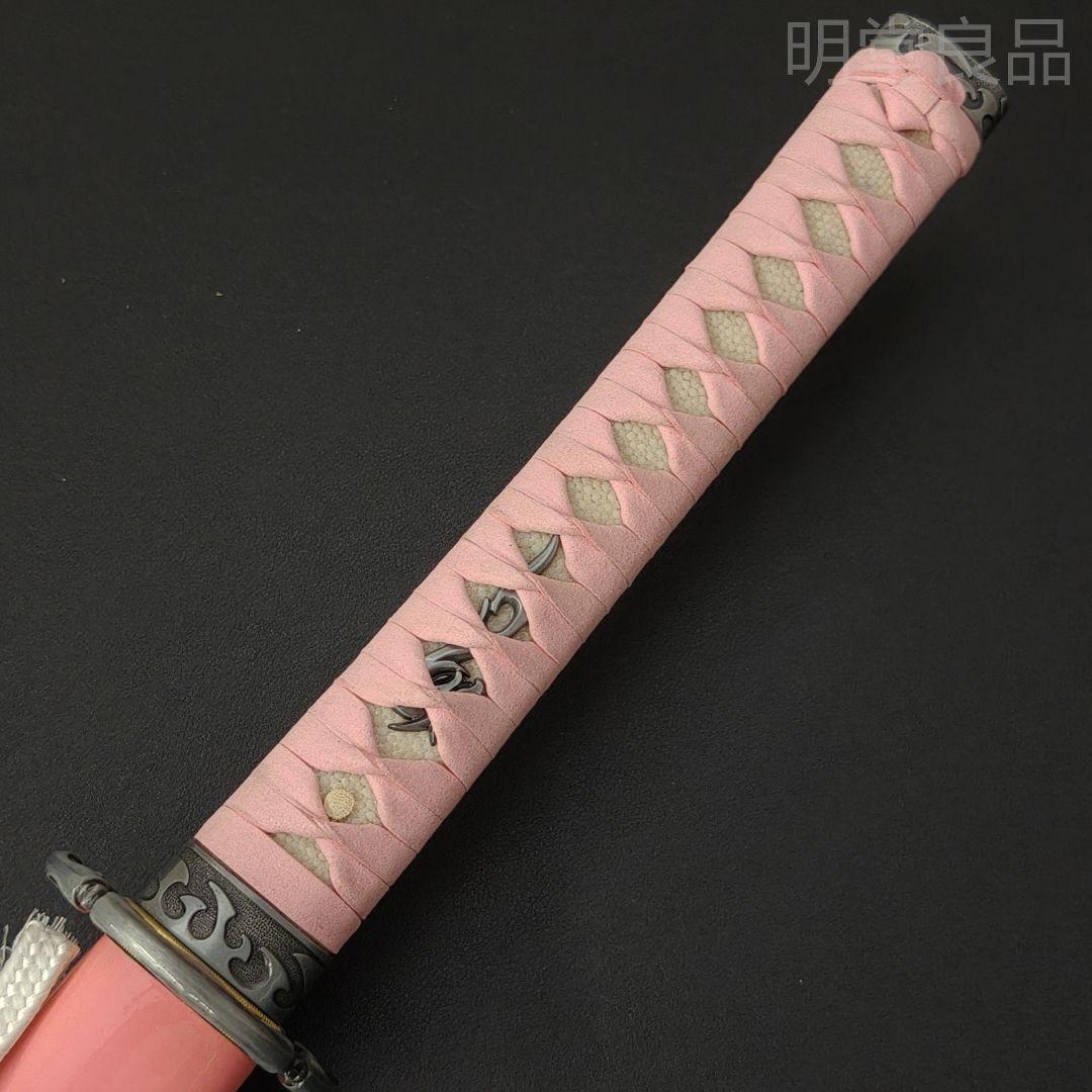 日本刀　模造刀　炎の紋　木製刀　硬木製　居合練習　コスプレ用　刀剣拵　武道具