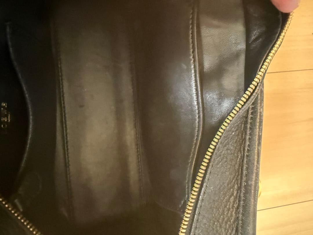 ロエベ アマソナ23 レザー ハンドバッグ ブラック