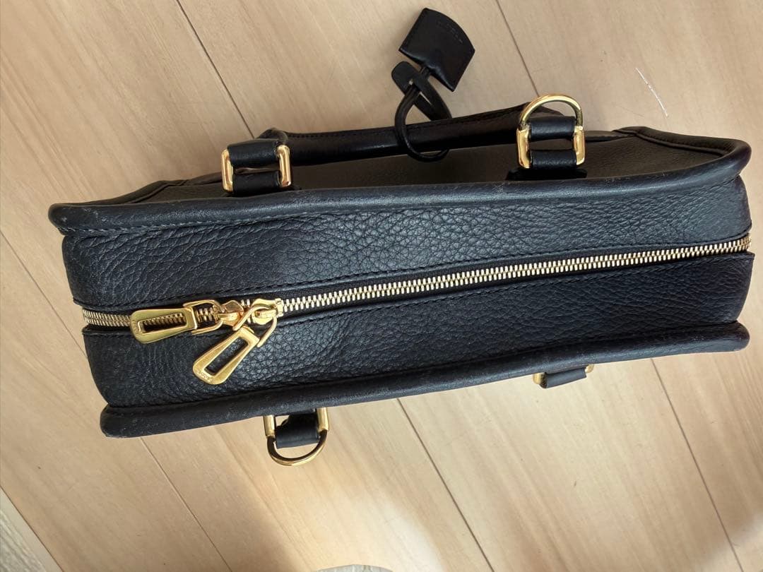 ロエベ アマソナ23 レザー ハンドバッグ ブラック