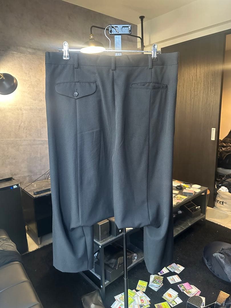 最安！コムデギャルソンオムプリュス　サルエルパンツ　黒　L