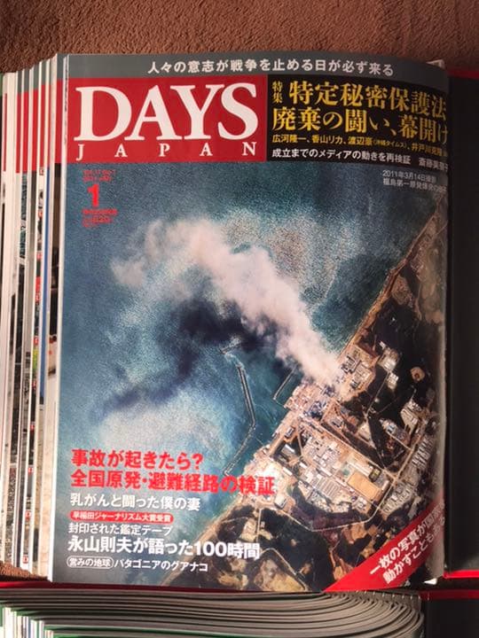 DAYS JAPAN 2014年1月〜12月号 12冊