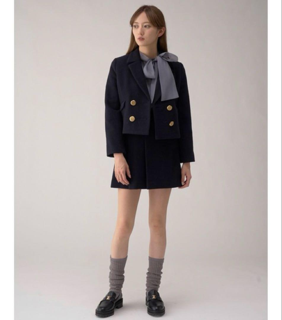 SNIDEL スナイデル　ダブルタックミニスカート