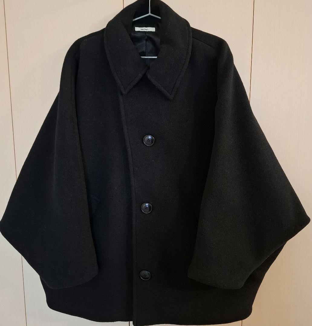 ニコアンド　ライトモッサドルマンジャケットコート　ブラック　新品未使用