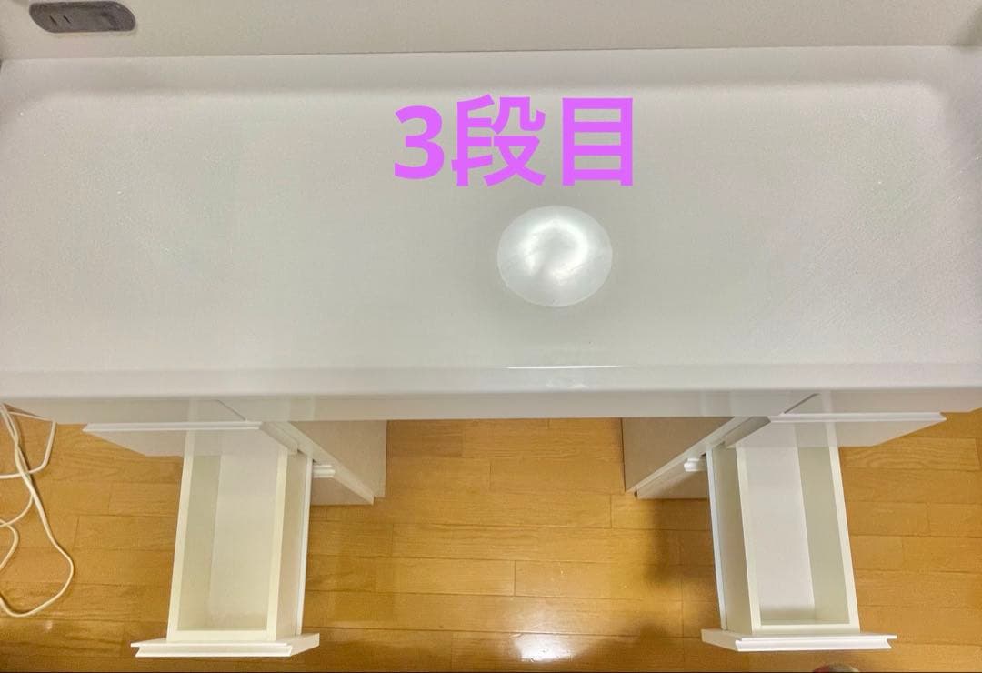 ディノス　LEDライト付き ドレッサー　幅99cm 女優ミラー