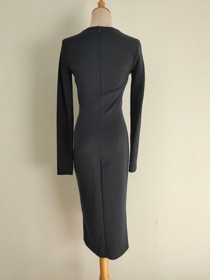 ★ ディースクエアード イタリア製 Vネック 羊毛 タイト ワンピース