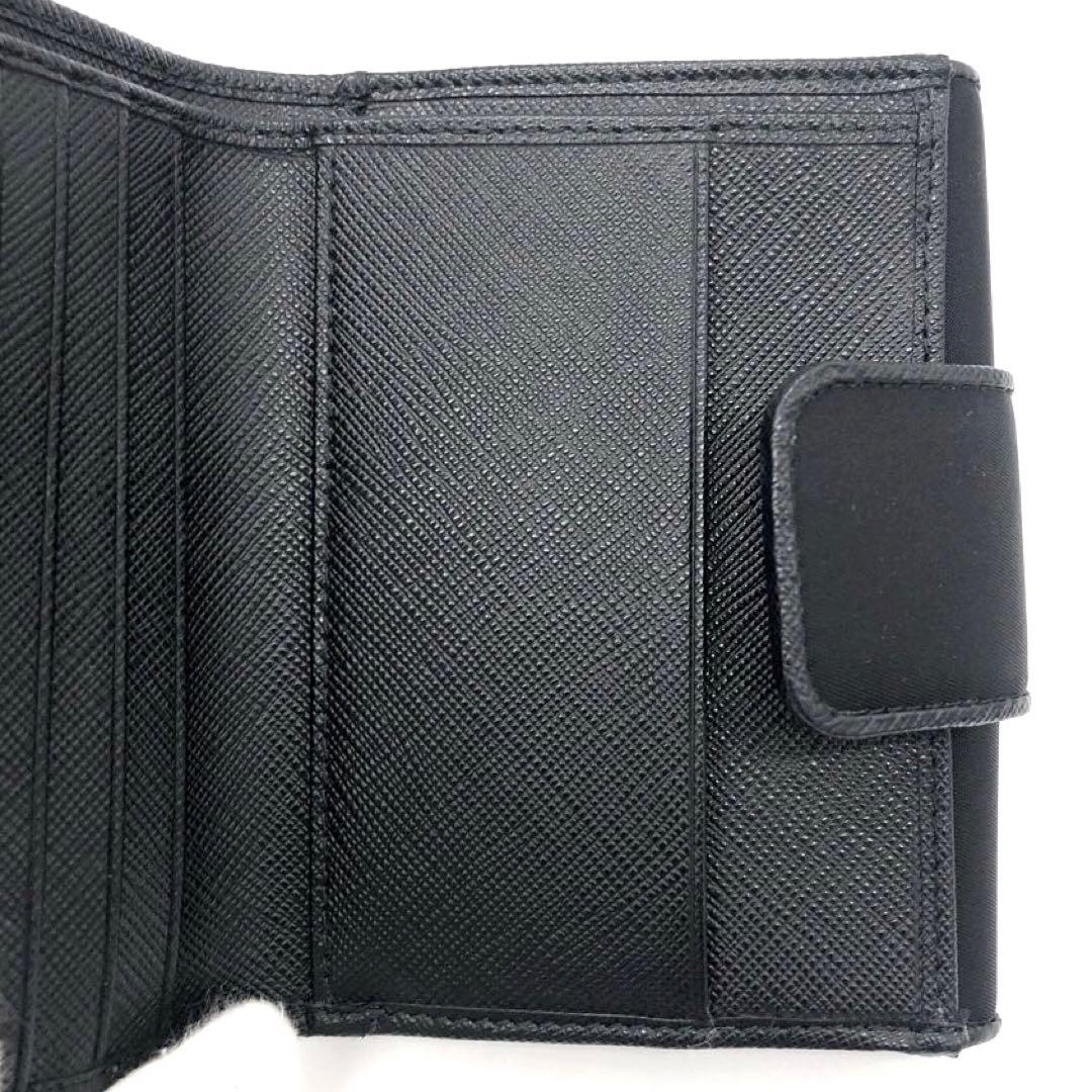 未使用✨プラダ 2つ折り財布 ナイロン　ブラック　1MH523