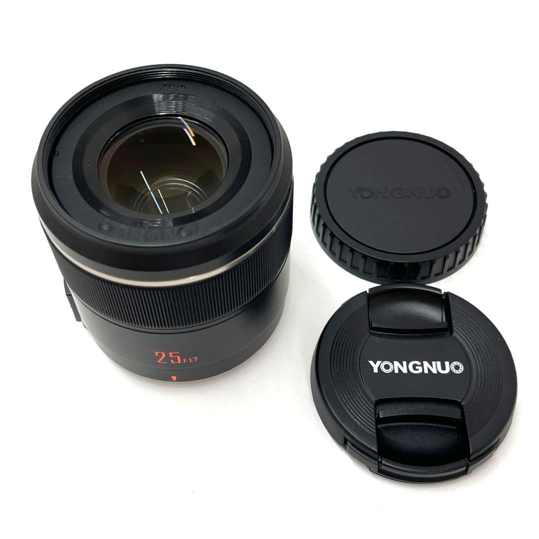 YONGNUO YN25mm F1.7M 焦点レンズ
