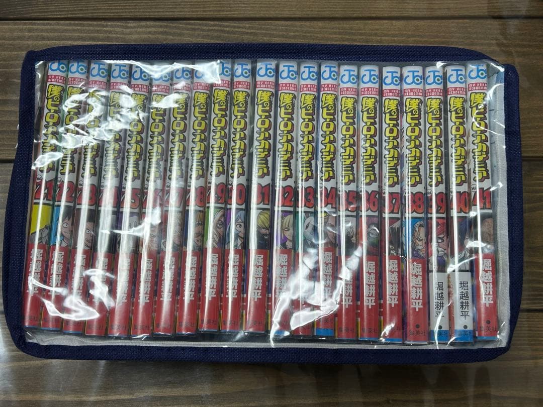僕のヒーローアカデミア 全42巻セット(カバー付き・防水BOX)＆イラストカード