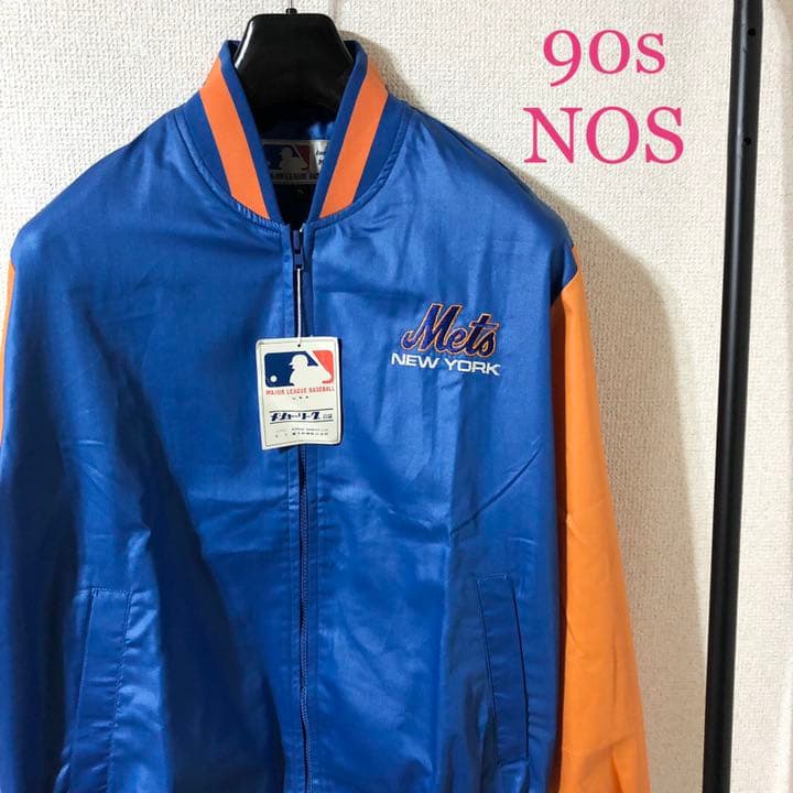 90s ニューヨークメッツ ナイロンジャケット vintage ヴィンテージ古着