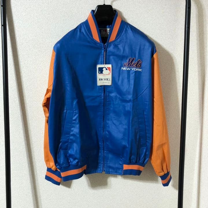 90s ニューヨークメッツ ナイロンジャケット vintage ヴィンテージ古着
