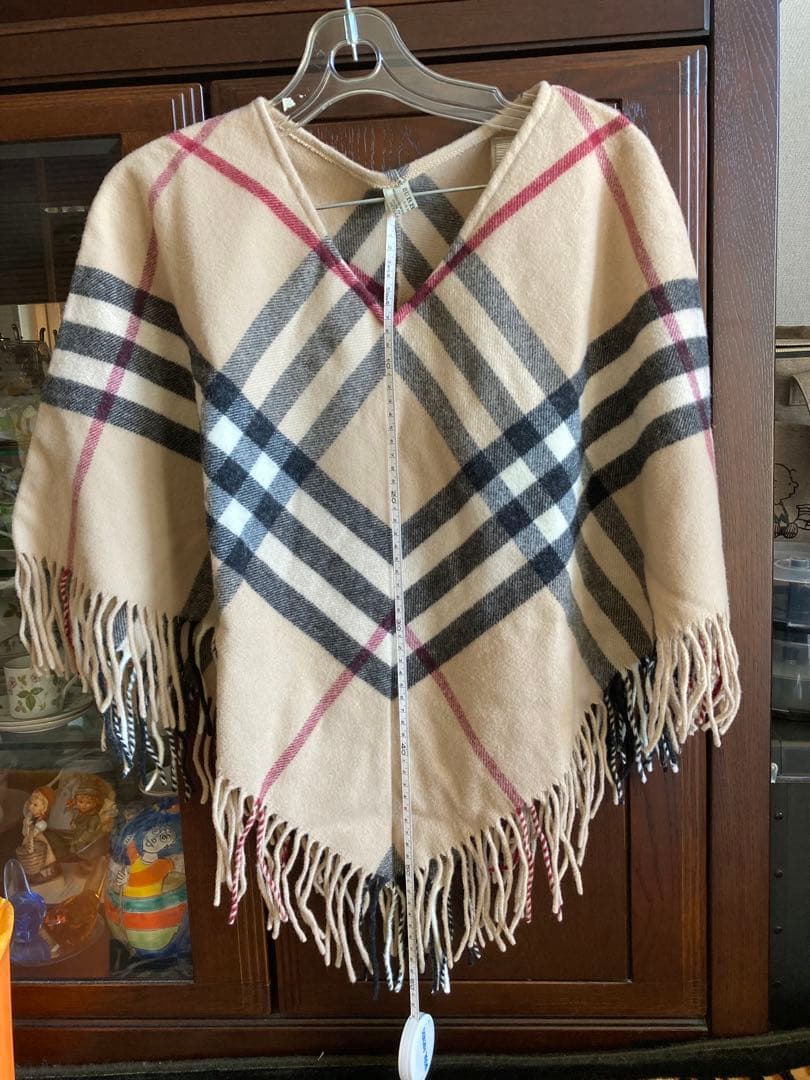 BURBERRY カシミヤ ポンチョ