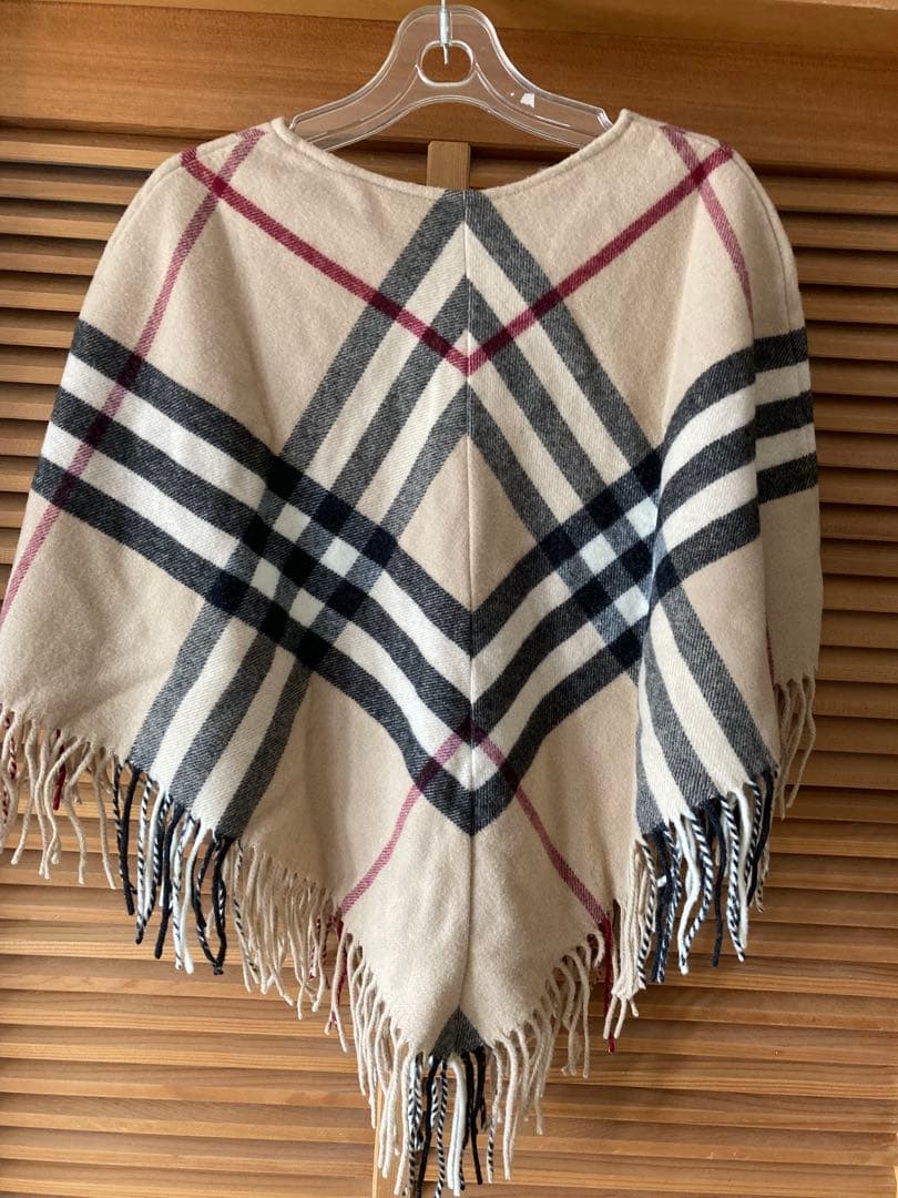 BURBERRY カシミヤ ポンチョ