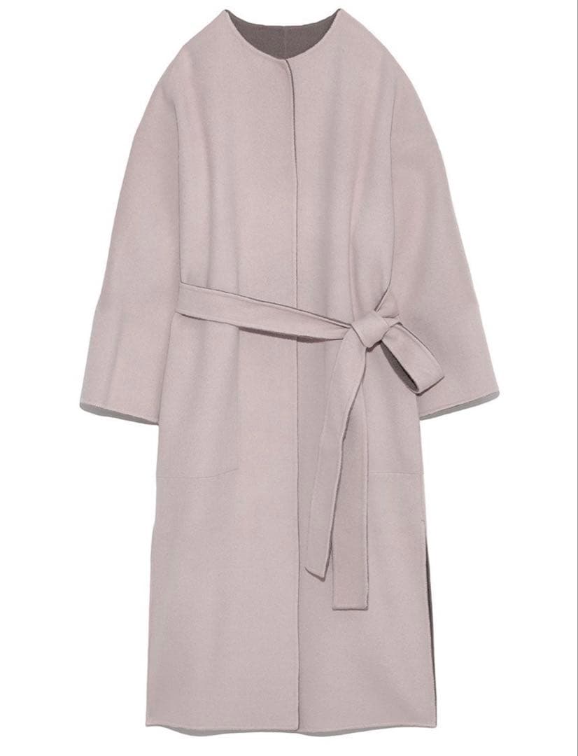 【FRAY I.D】ウールカシミヤバイカラーリバーコート