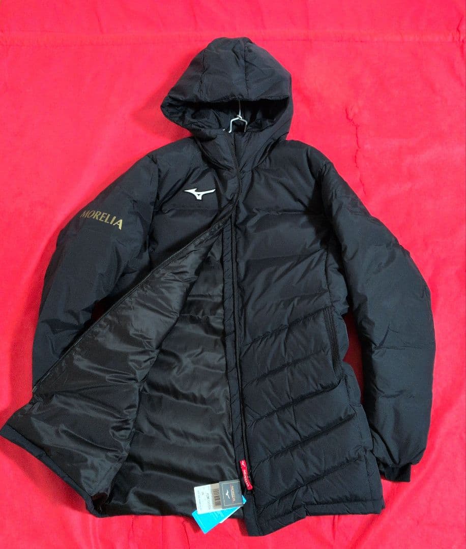 【新品】MIZUNO サッカーウェア ダウン ハーフコート✦MORELIA✦