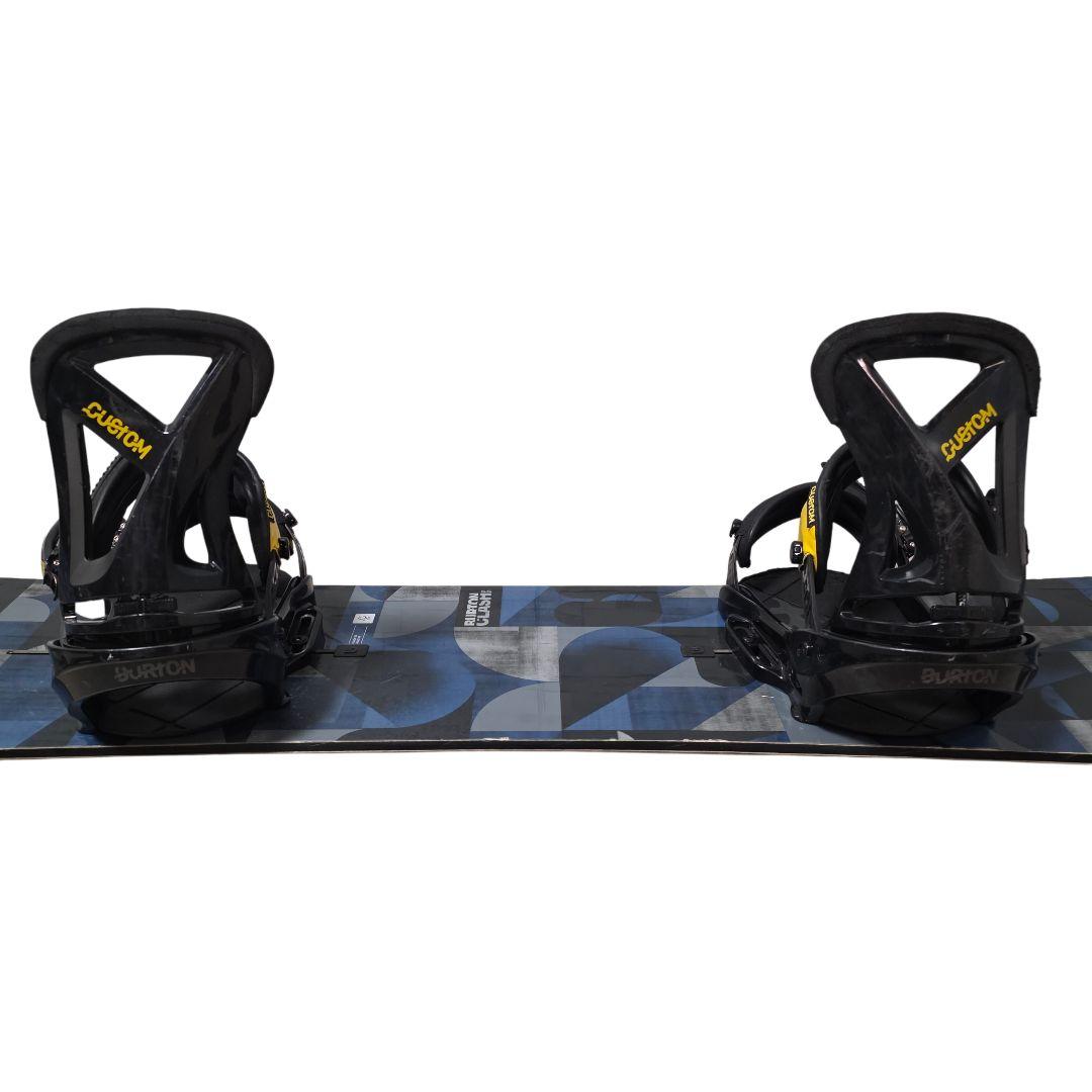 バートン CLASH 155 BURTON CUSTOM L スノーボードセット