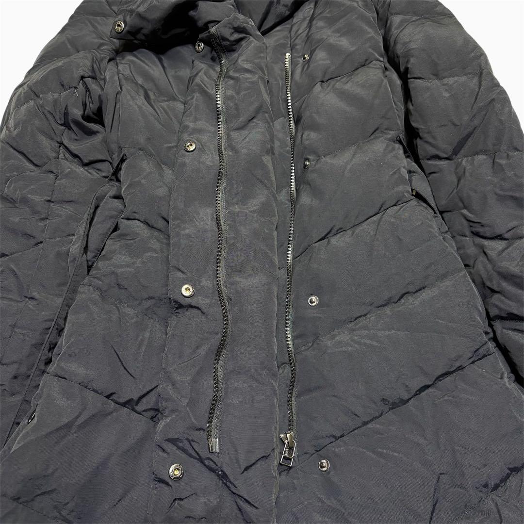 RUIRUE BOUTIQUE ロング ダウンコート Aライン ネイビー L