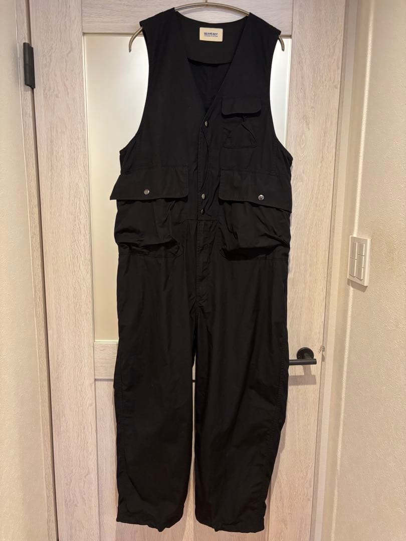 BEAMS　BOY　コットンウェザーハンティングベストオールインワン　サイズ2