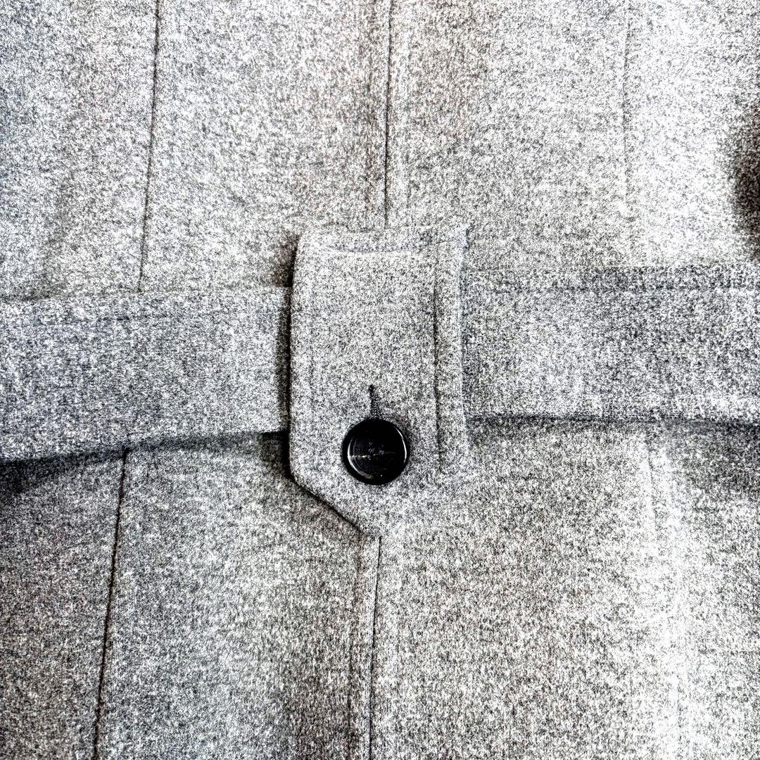 BURBERRY バーバリー　グレー ベルト付きトレンチコート　ノバチェック