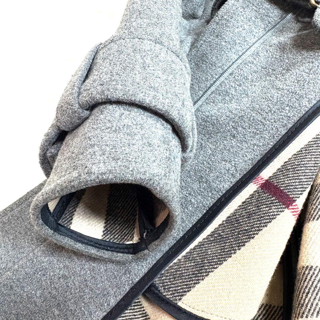 BURBERRY バーバリー　グレー ベルト付きトレンチコート　ノバチェック