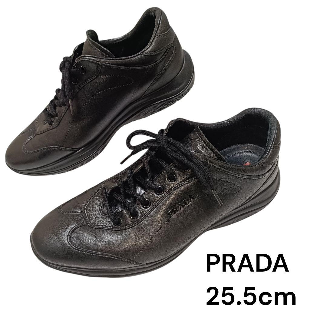 PRADA SPORTS プラダスポーツ　レザースニーカー38.5 25.5cm