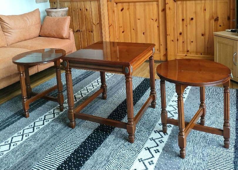 北欧　折り畳み　アンティーク　ゲートレッグテーブルセット　イギリス製　希少