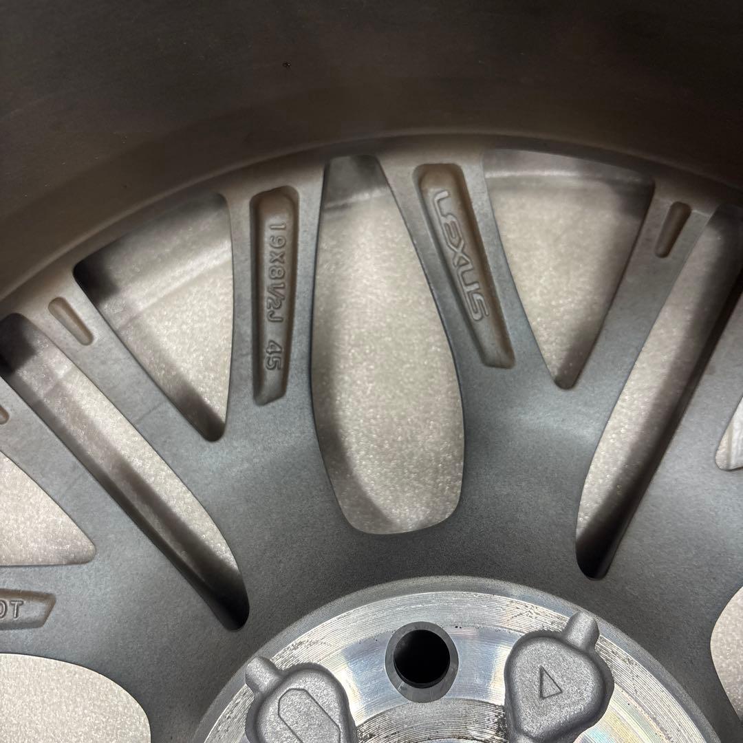 レクサスＩＳ５００Ｆスポーツ　純正ホイール　４本セット　エンケイ製