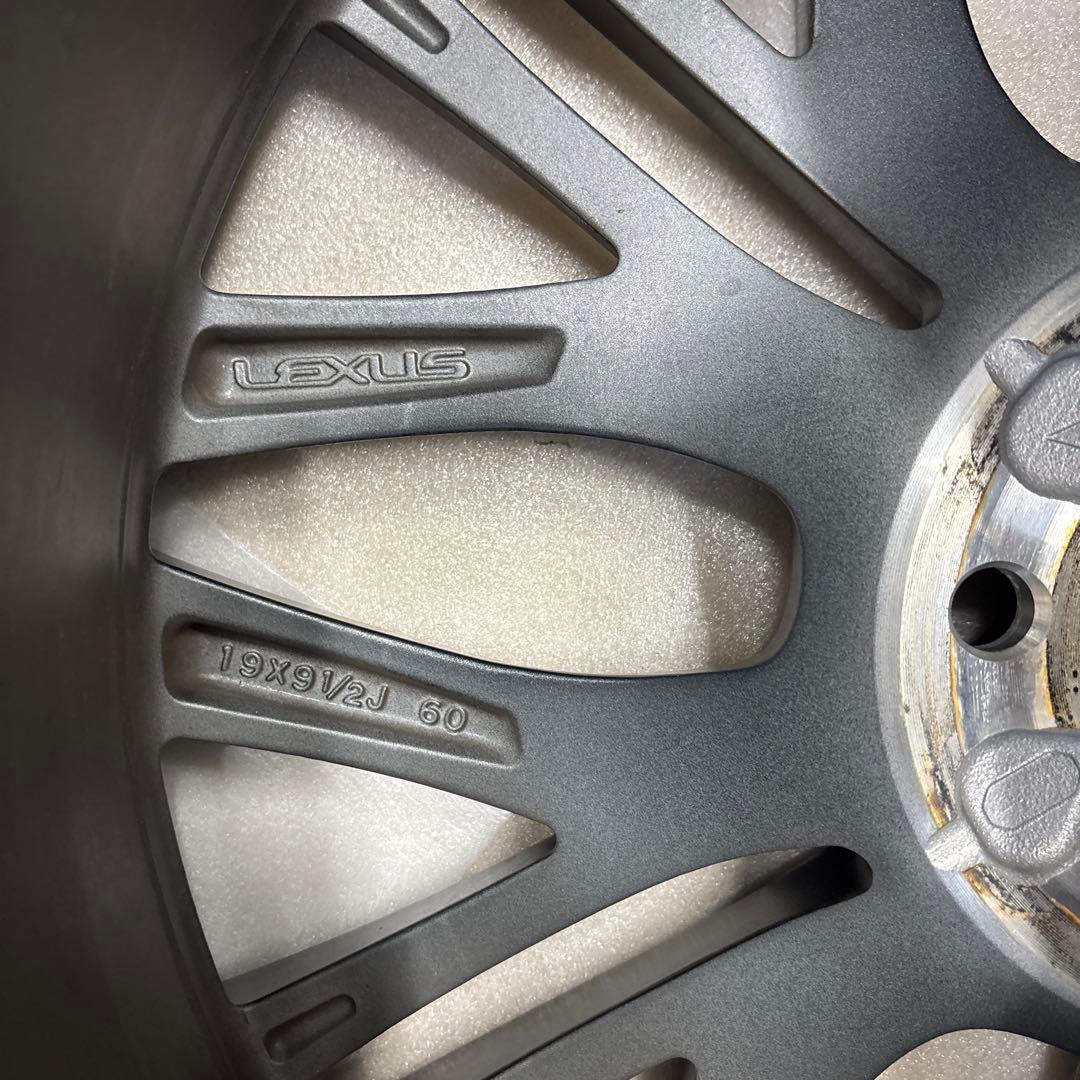 レクサスＩＳ５００Ｆスポーツ　純正ホイール　４本セット　エンケイ製